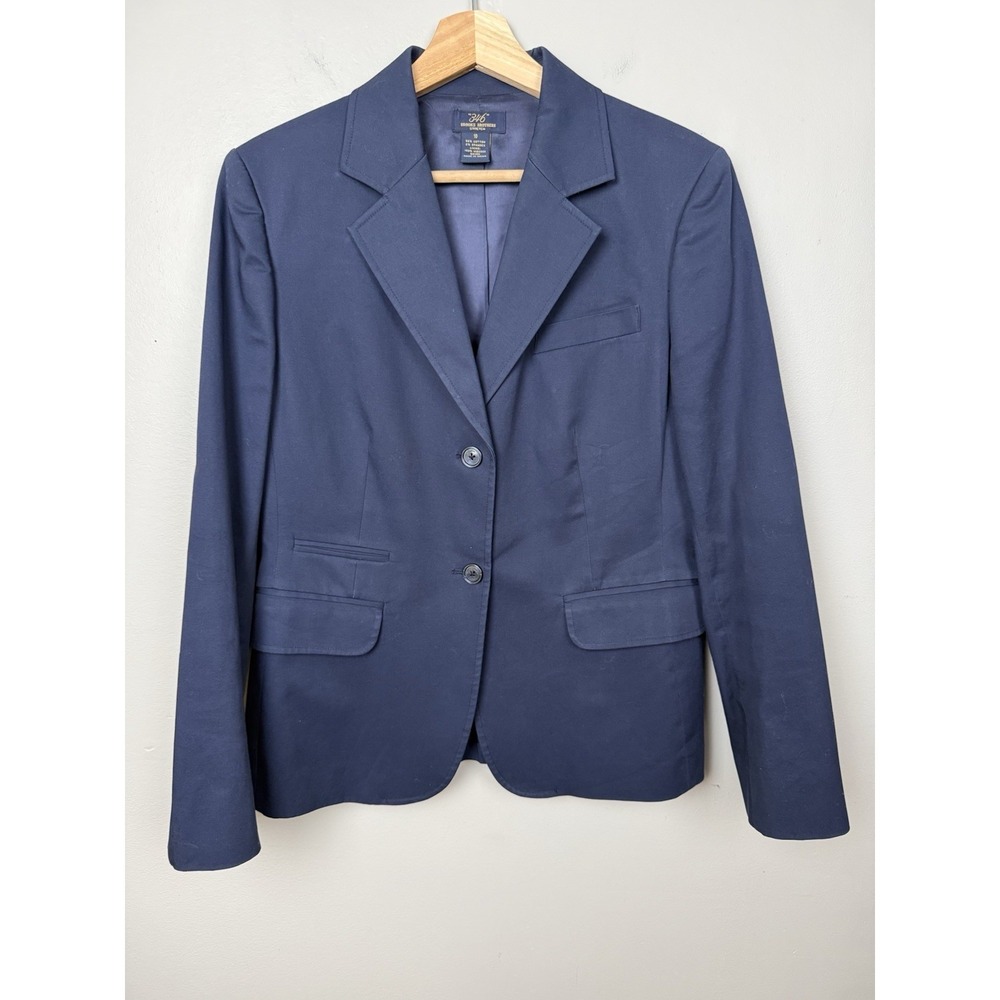 Brooks Brothers 346 Navy Blazer Jacket‎ Stretch Office Business Preppy Academia